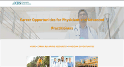 Desktop Screenshot of chsmedcareers.com